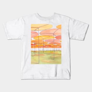 Colorful Canopies Kids T-Shirt